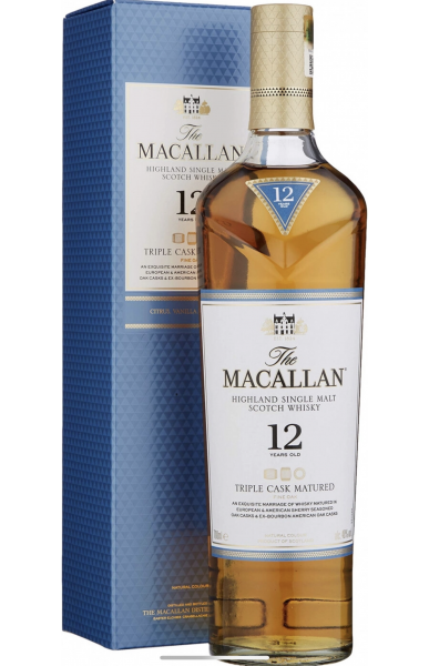 Виски Macallan, "Triple Cask Matured" 12 Years Old, gift box, 0.7 л