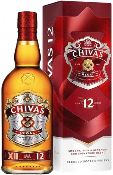 Виски "Chivas Regal" 12 years old, with box, 0.5 л